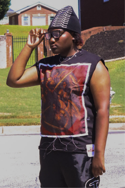 Black Angels sleeveless tee (black)